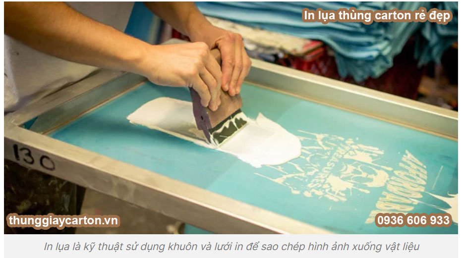 In lụa thùng carton rẻ đẹp
