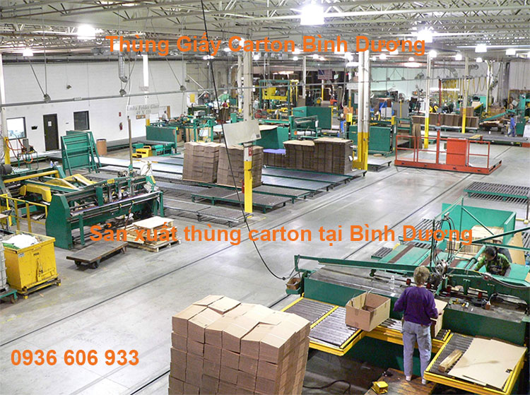 Sản xuất thùng carton tại Bình Dương