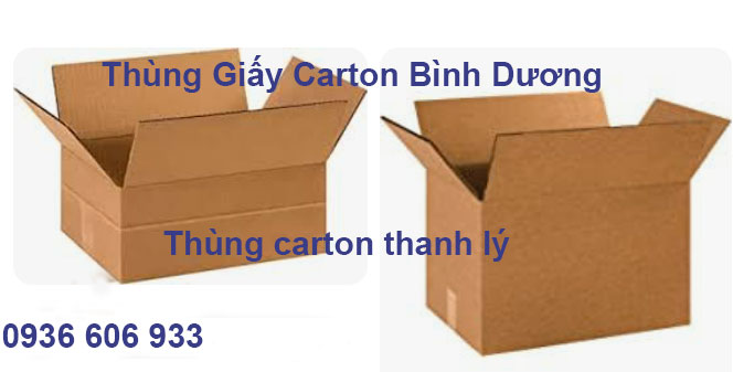Thùng carton thanh lý