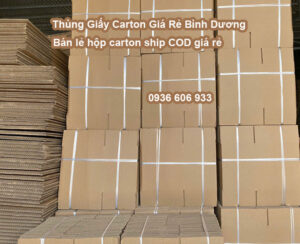 Bán lẻ hộp carton ship COD giá rẻ
